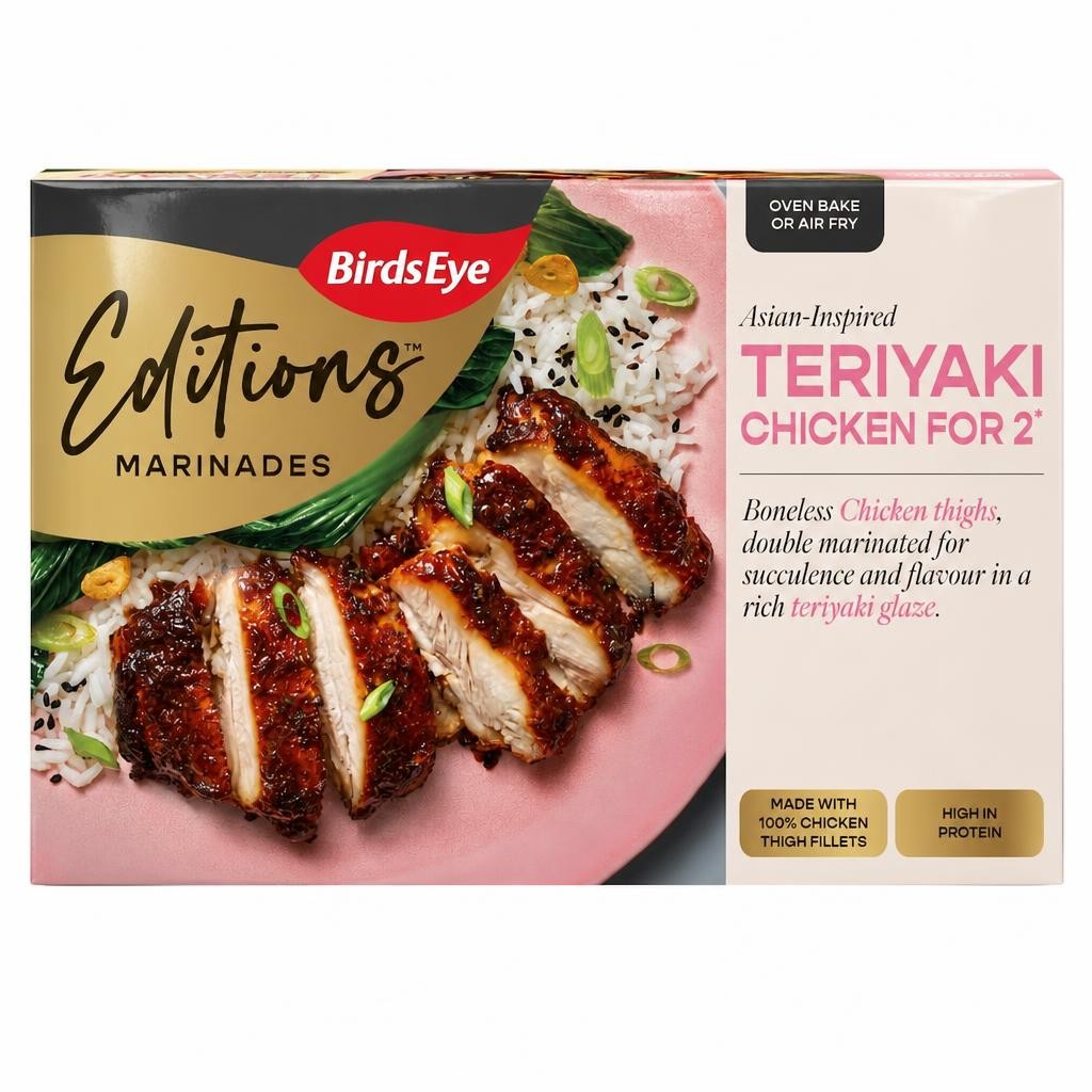 Birds Eye Teriyaki Marinated Chicken Thigh Fillets 250g