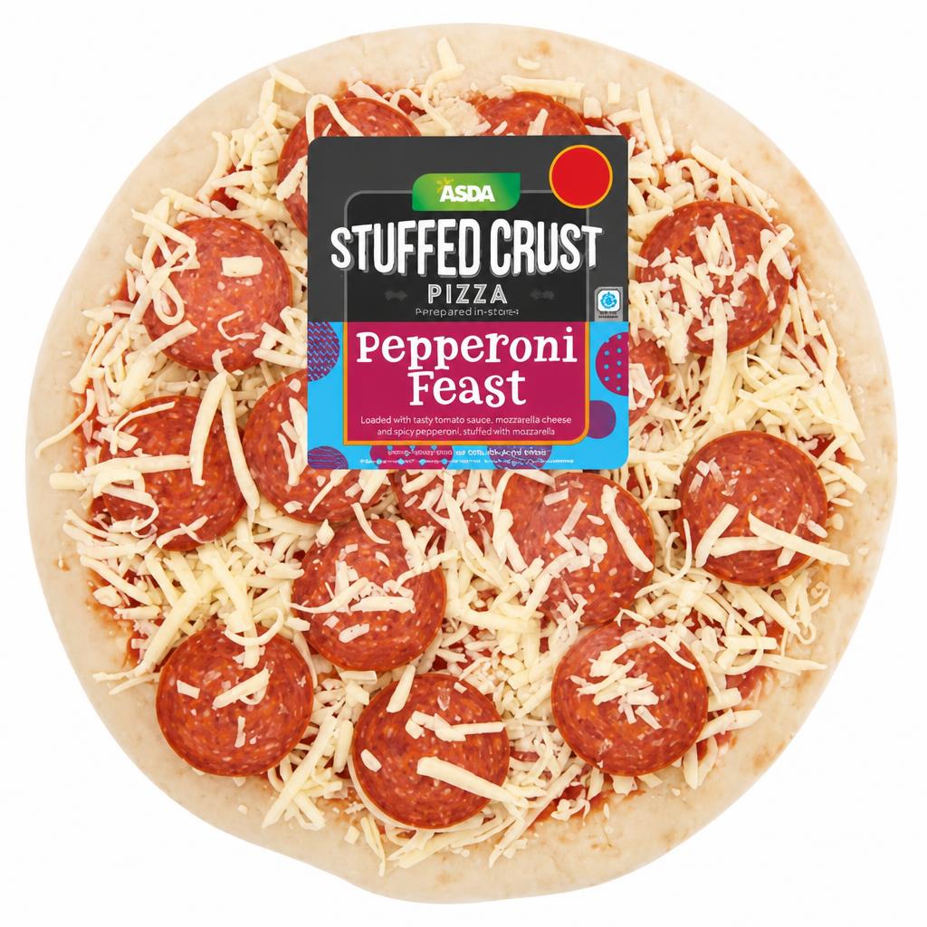 ASDA Pepperoni Feast Stuffed Crust Pizza