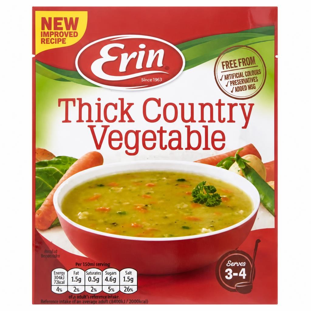 Erin Thick Country Vegetable Soup 72g