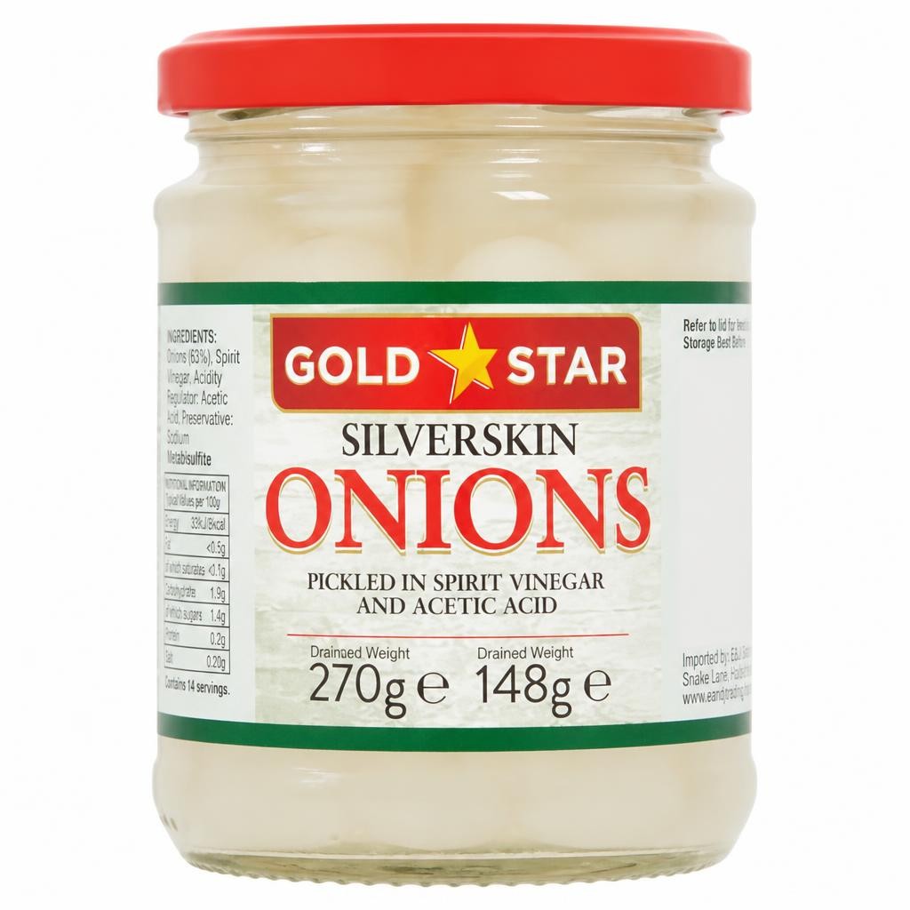 Gold Star Silverskin Onions 270g