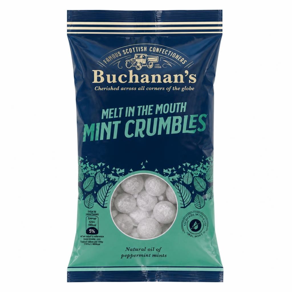 Buchanan's Melt in the Mouth Mint Crumbles 140g