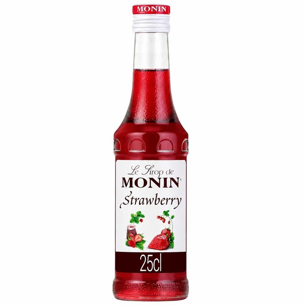 Monin Strawberry Syrup for Cocktails 0.25 l