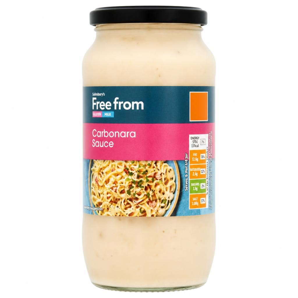 Sainsbury's Free From 480g Carbonara Sauce