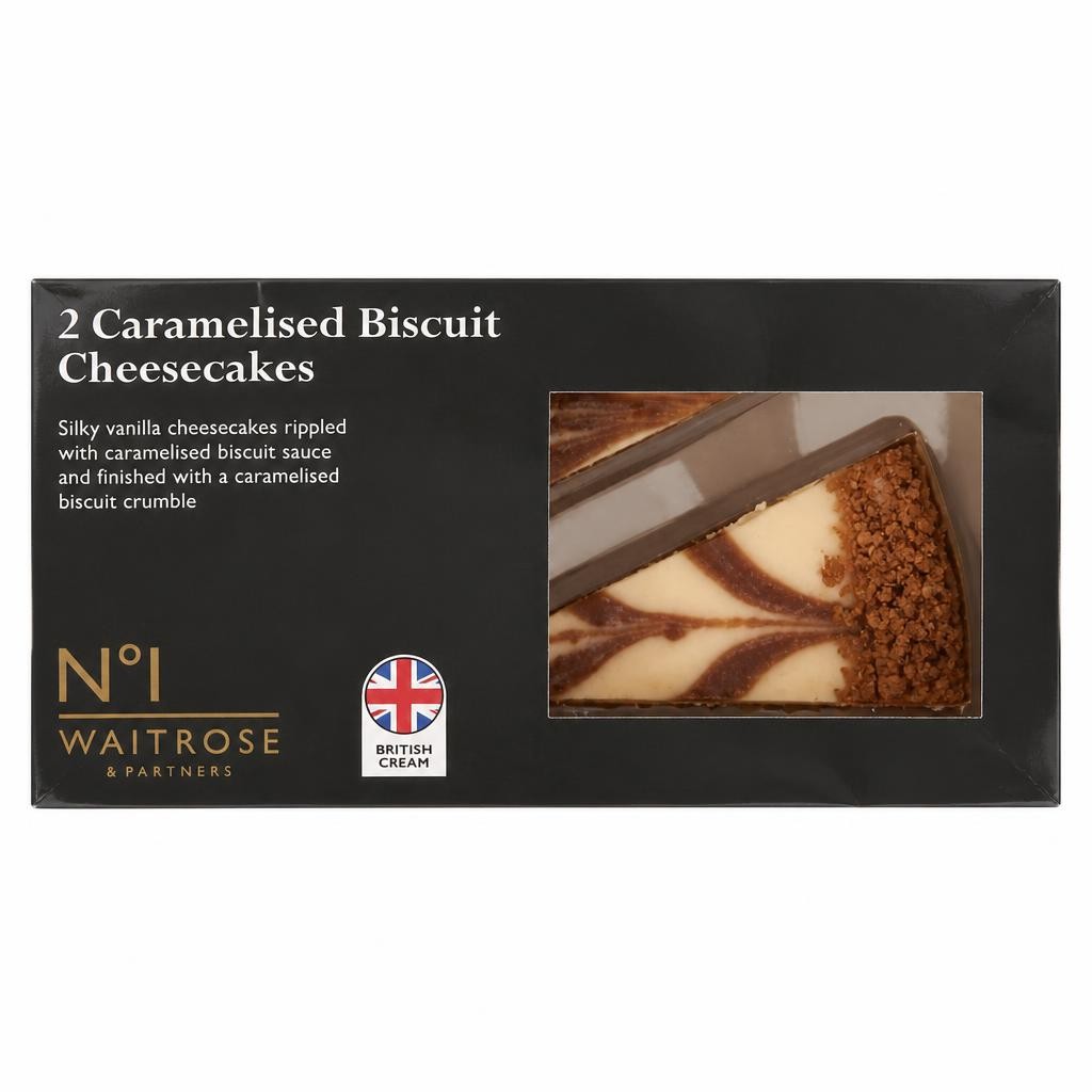 No.1 2 Caramelised Biscuit Cheesecakes