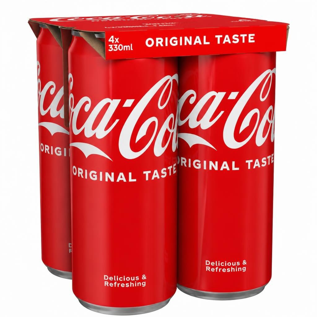 Coca Cola 4X330ml Cans