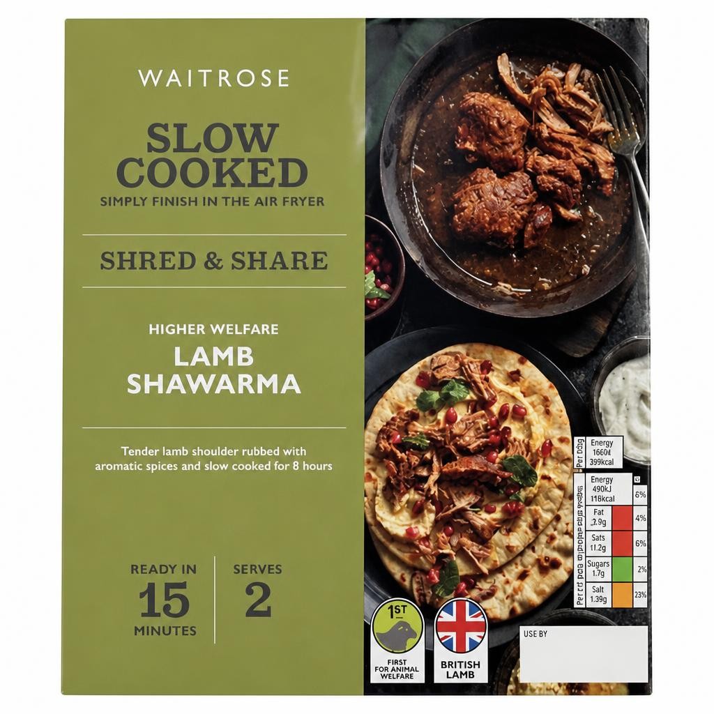 Waitrose Slow Cooked Shred & Share Lamb Shawarma