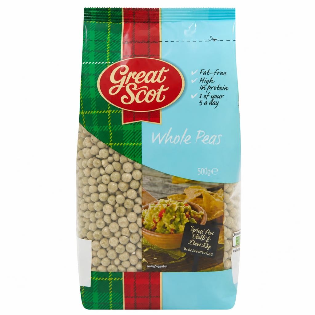 Great Scot Whole Peas 500g