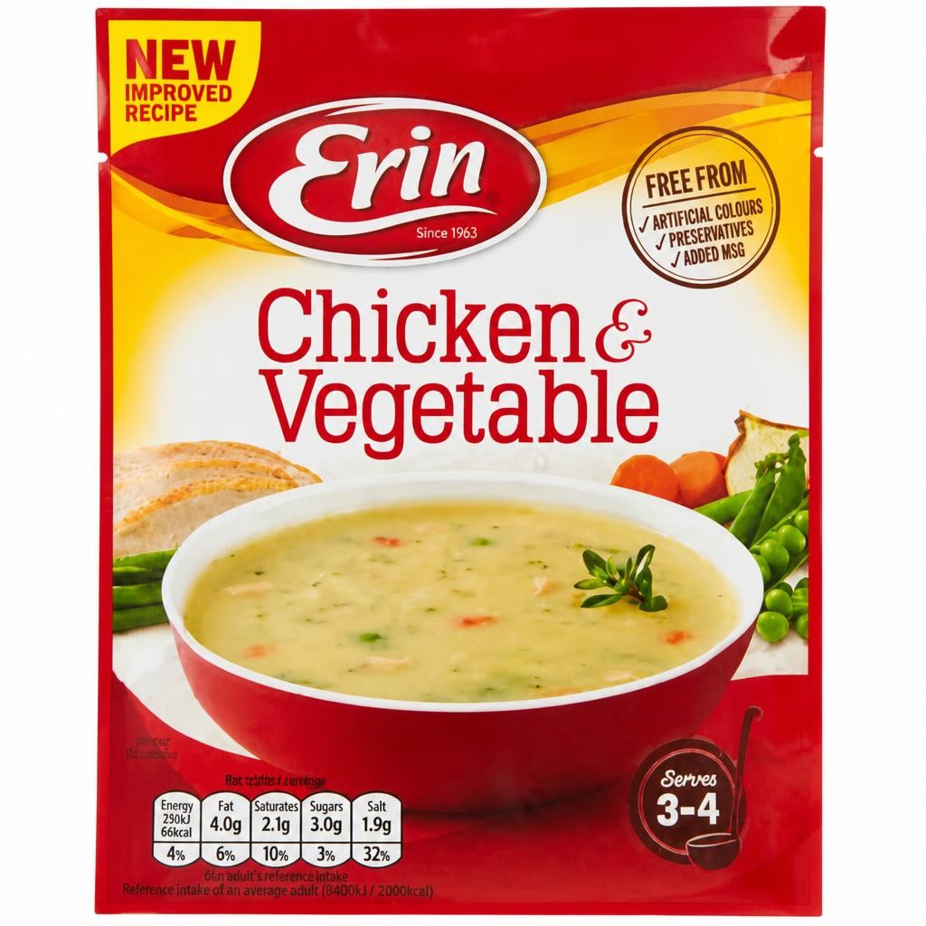 Erin Simmer Chicken & Vegetable Soup 76g