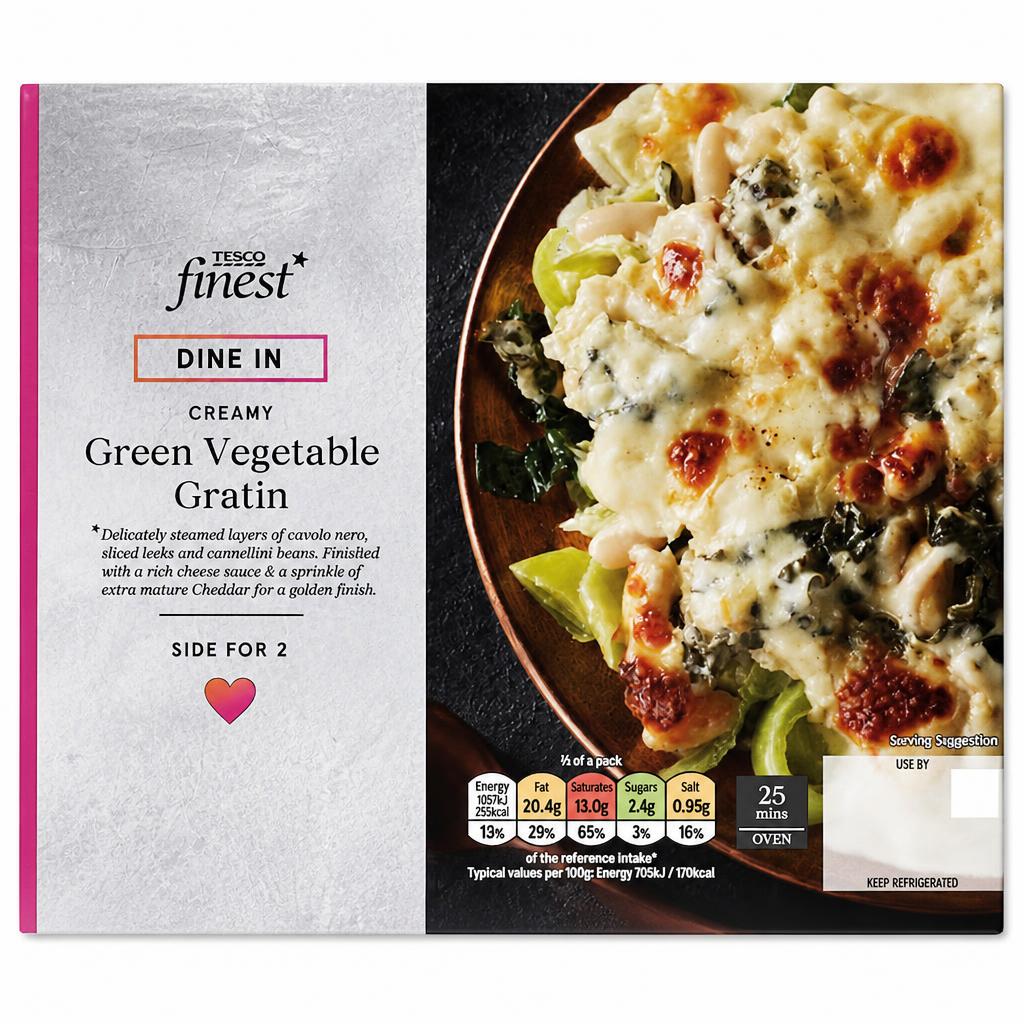 Tesco Finest Green Vegetable Gratin  300g