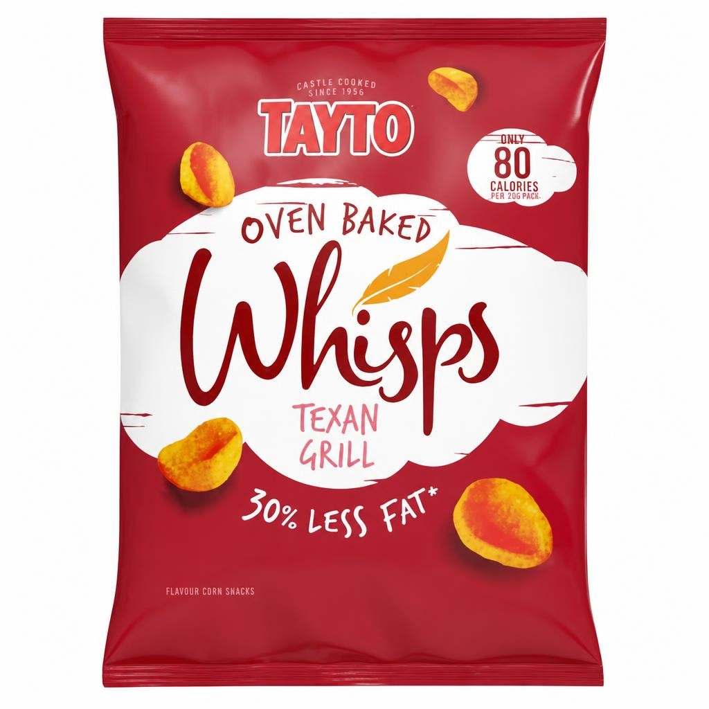 Tayto Oven Baked Whisps Texan Grill 85g