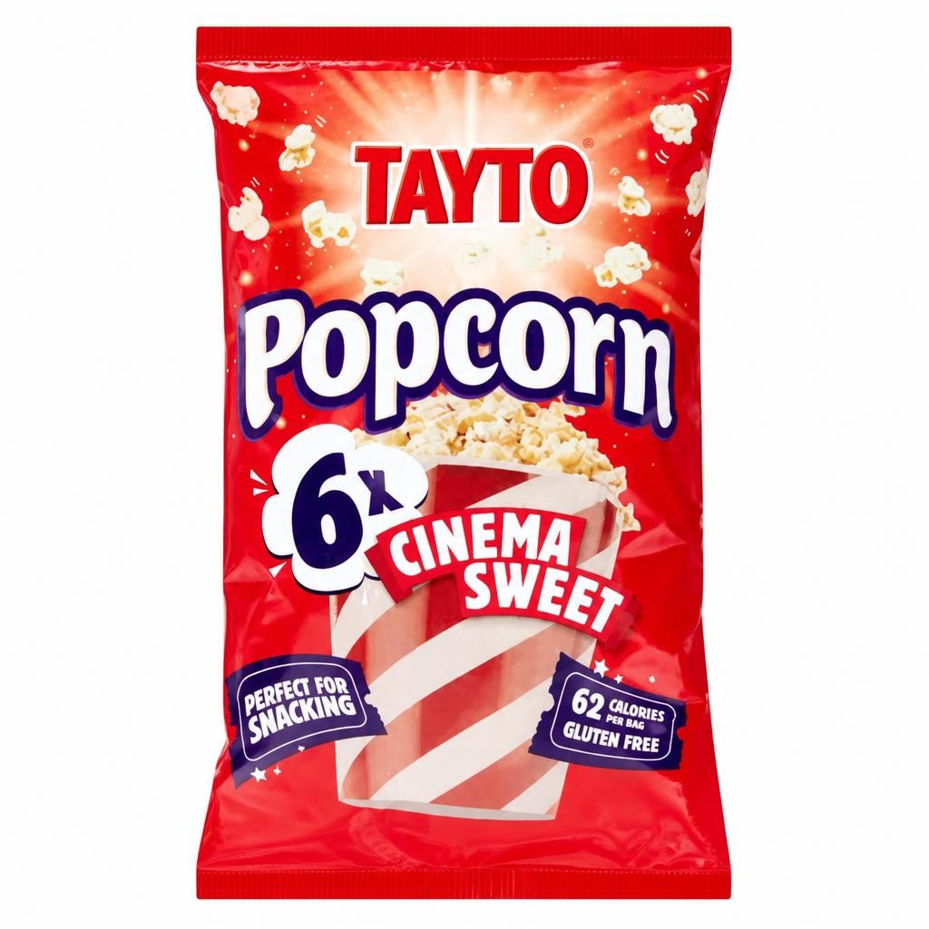 Tayto Popcorn Cinema Sweet 6 x 14g