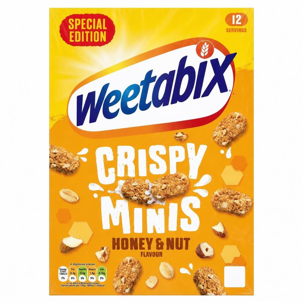 Weetabix Crispy Minis Honey & Nut Flavour Special Edition 500g