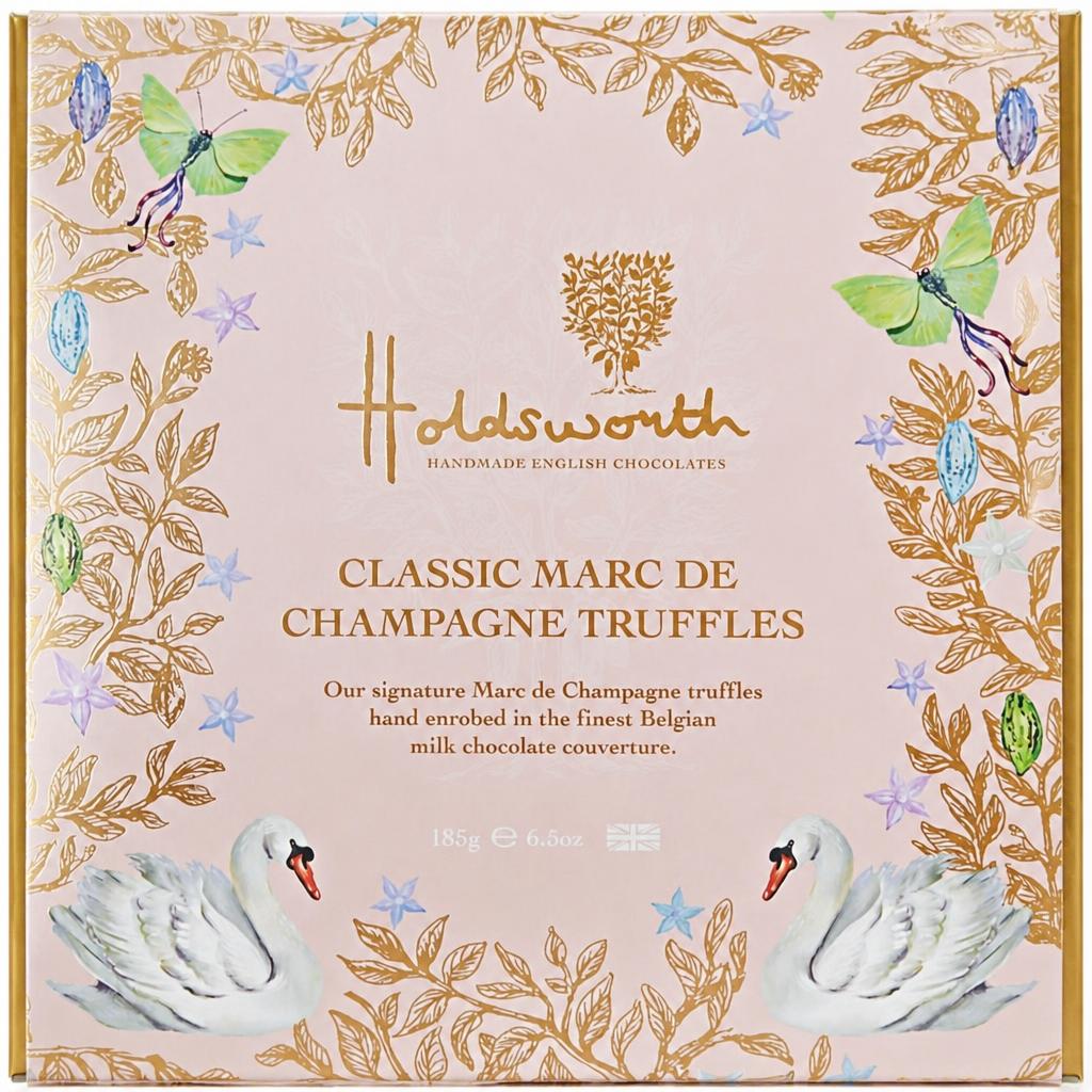 Holdsworth Chocolates Classic Marc De Chapagne Truffles | 185g