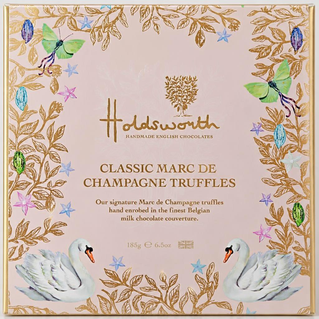 Holdsworth Chocolates Classic Marc De Chapagne Truffles | 185g