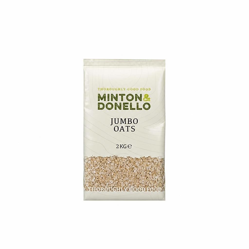 Minton & Donello Jumbo Oat Flakes 4 x 2Kg