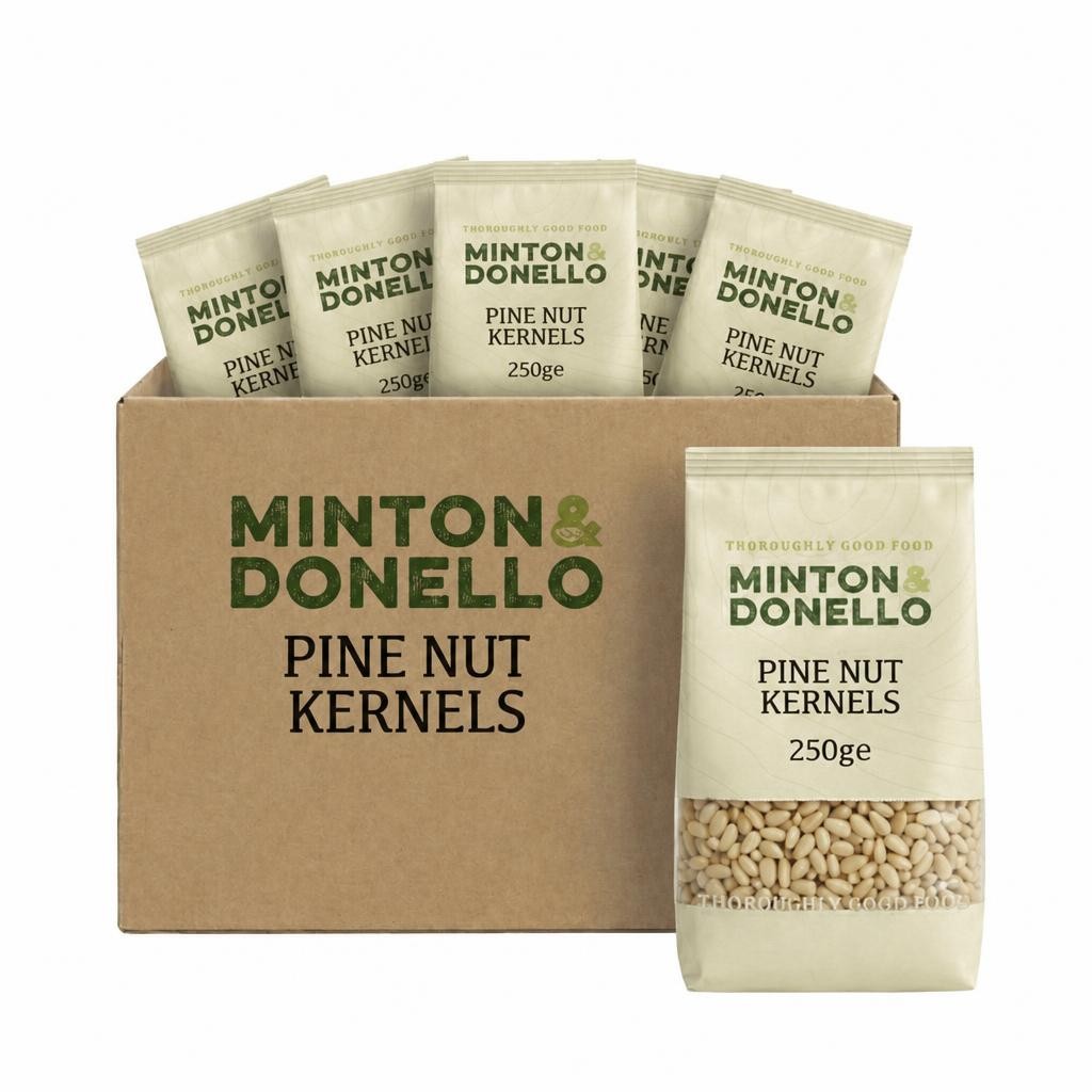 Minton & Donello Pine Nut Kernels 6 x 250g
