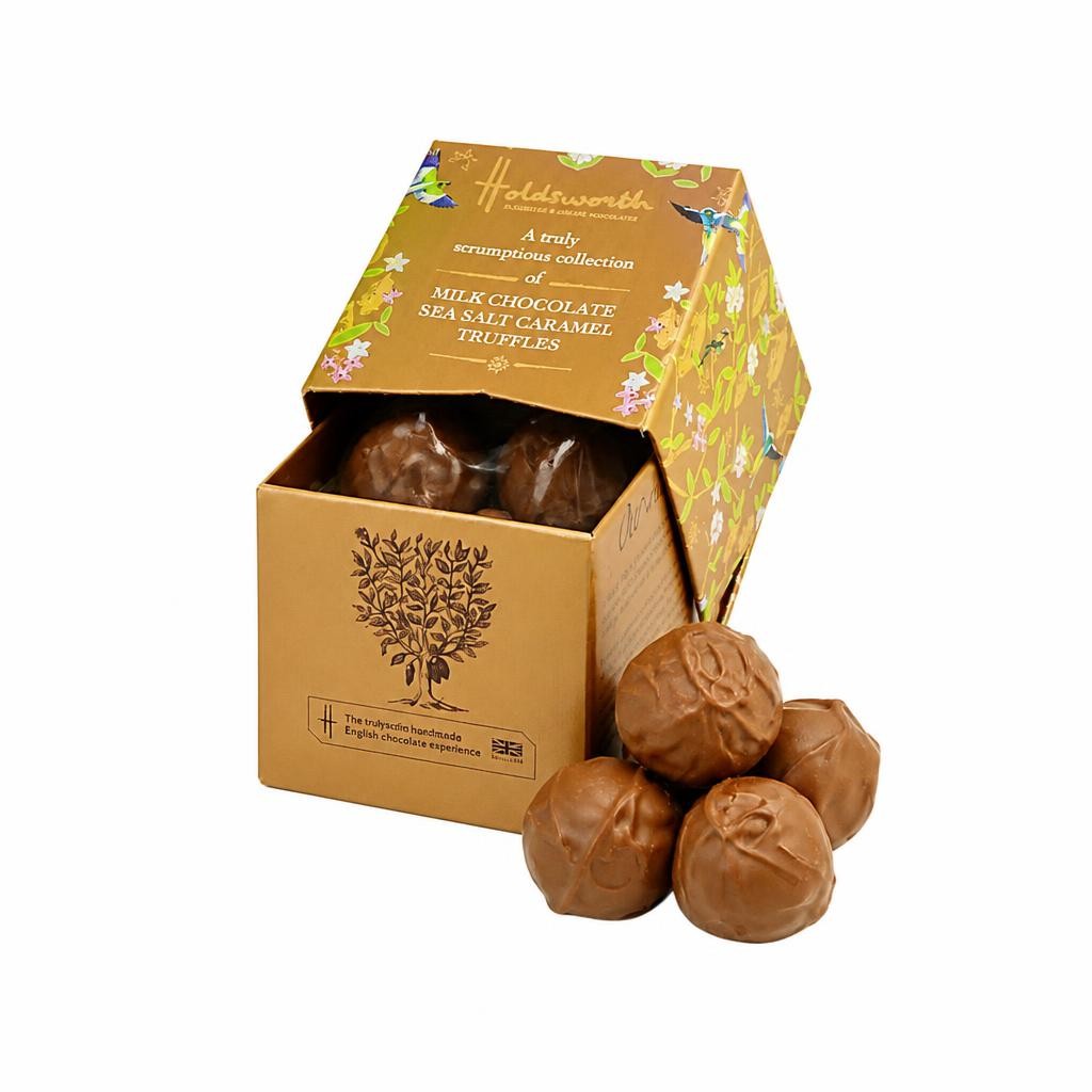 Holdsworth Chocolates Truly Scrumptious Sea Salt Caramel Truffles 55g