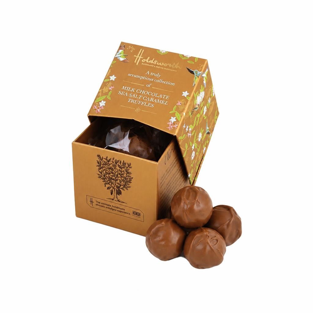 Holdsworth Chocolates Truly Scrumptious Sea Salt Caramel Truffles 55g