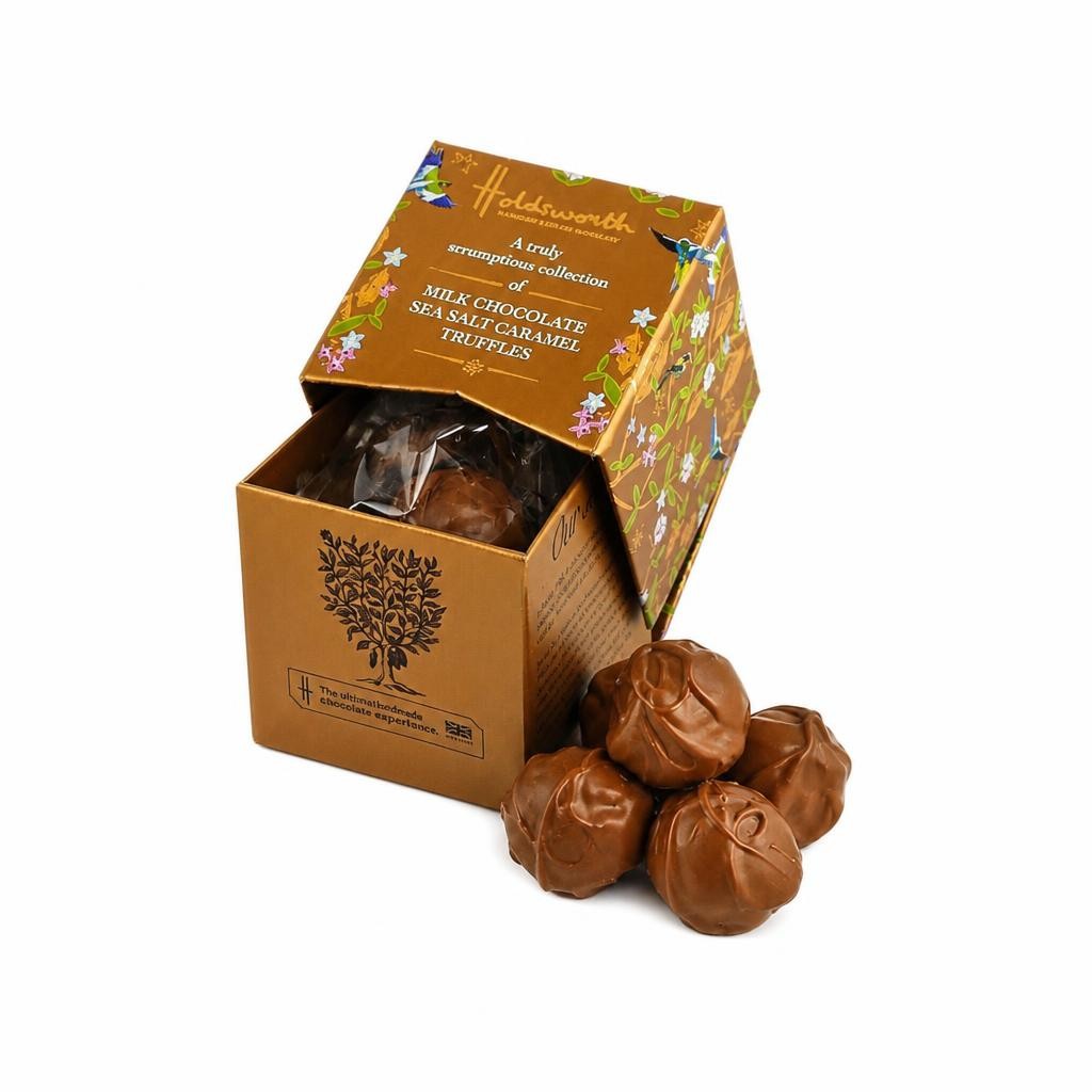 Holdsworth Chocolates Truly Scrumptious Sea Salt Caramel Truffles 55g