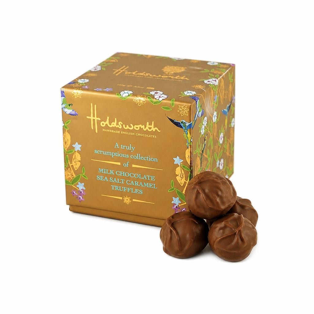 Holdsworth Chocolates Truly Scrumptious Sea Salt Caramel Truffles 100g
