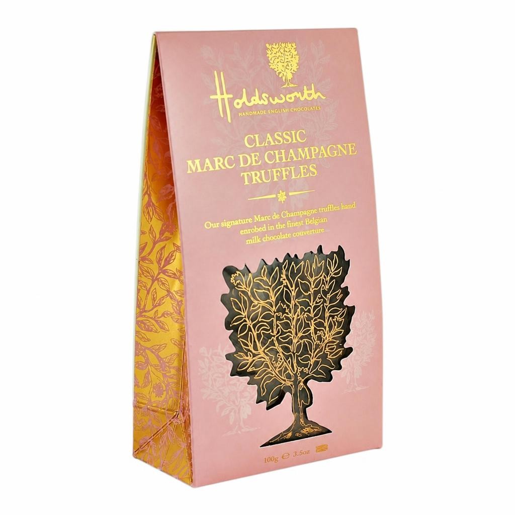 Holdsworth Chocolates Marc De Champagne Truffles | Milk  | 100g