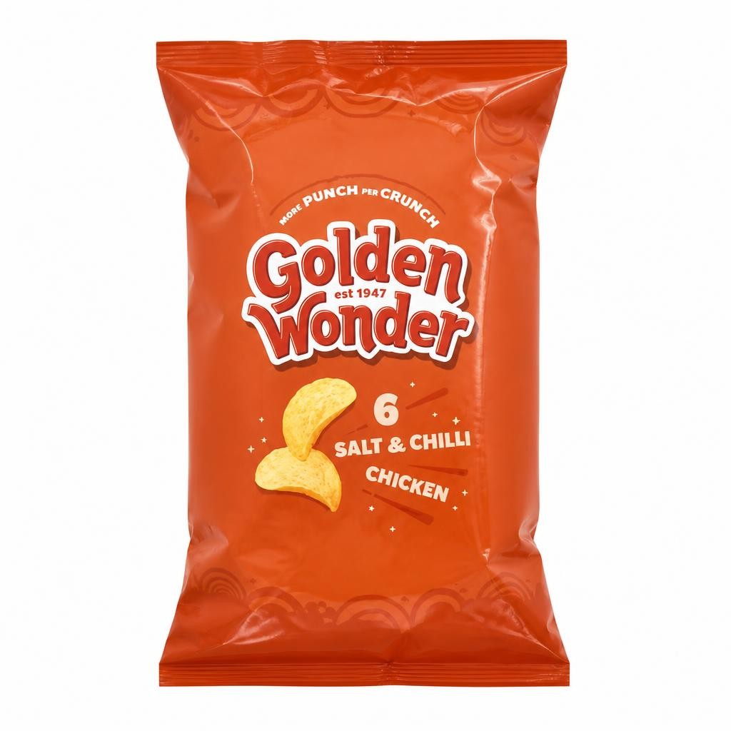 Golden Wonder Salt & Chilli Chicken 6 x 25g