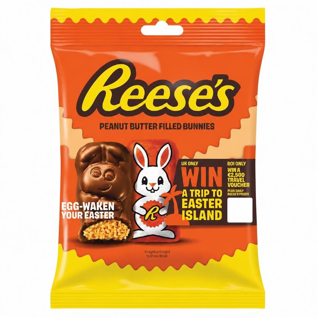 Reese's Milk Chocolate Peanut Butter Bunnies 70g Clip Strip