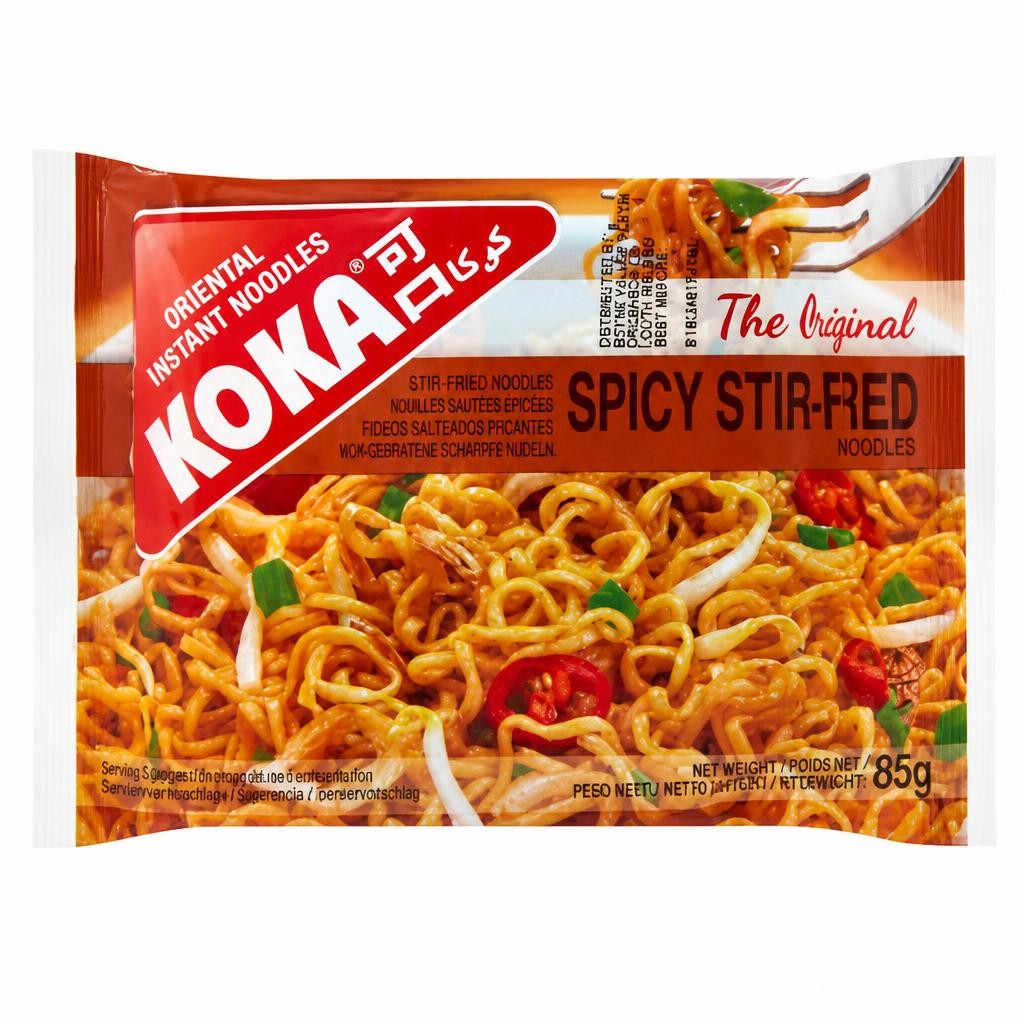 Koka The Original Spicy Stir-Fried Oriental Instant Noodles 85g