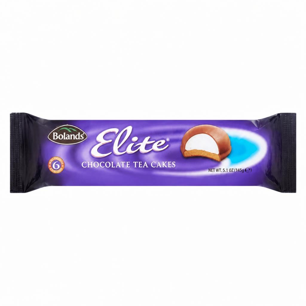 Bolands Elite Chocolate Tea Cakes 6 x 25g (150g)