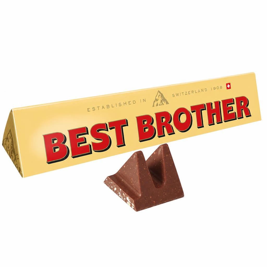 Toblerone Best Brother Milk Chocolate Gift Bar 340g