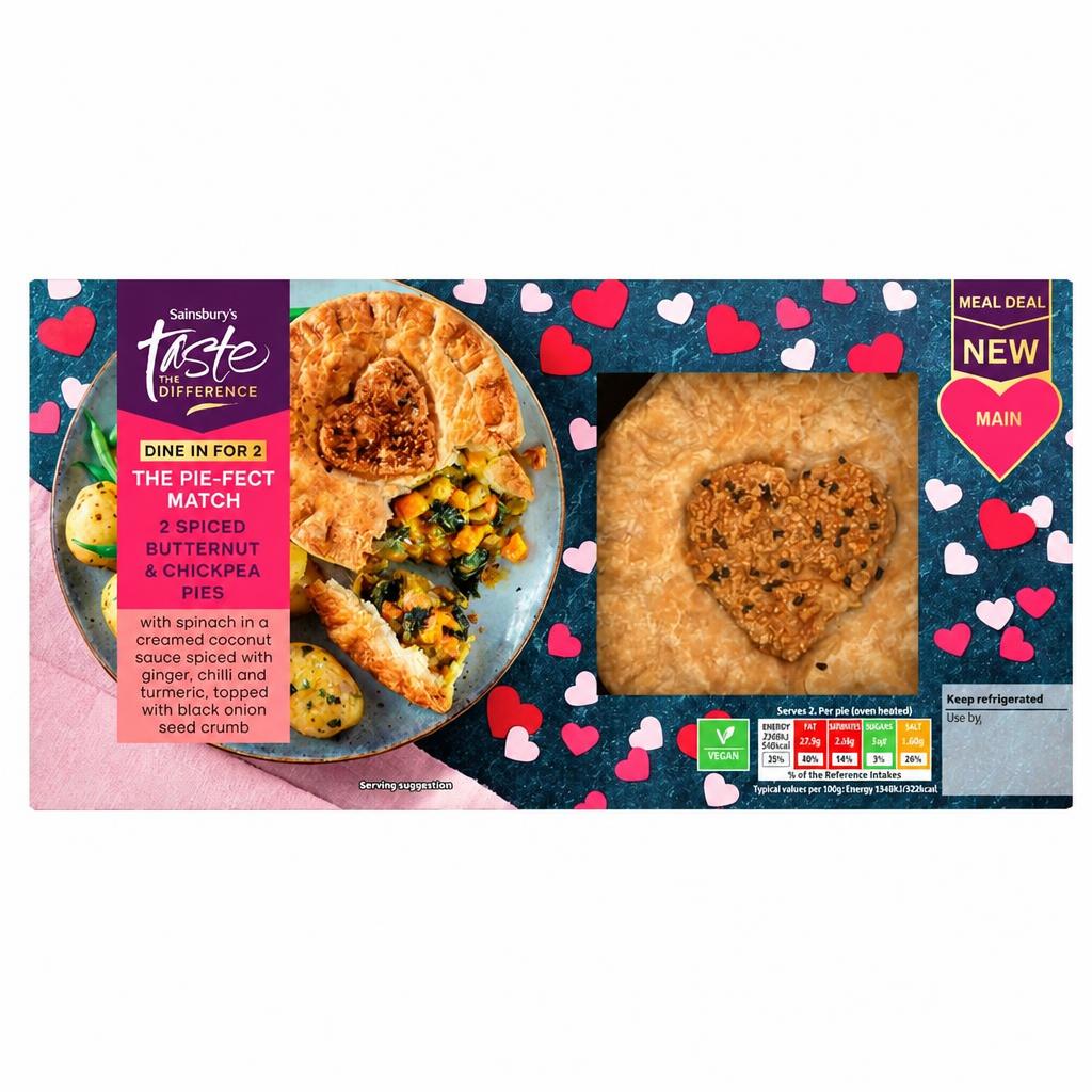 Sainsbury's Butternut Squash & Chickpea Pie 400, Taste the Difference