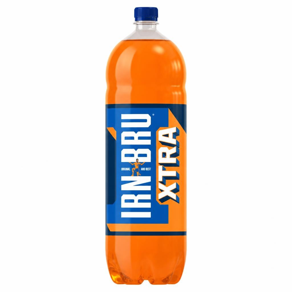 IRN-BRU Xtra No Sugar Soft Drink Bottle 2L