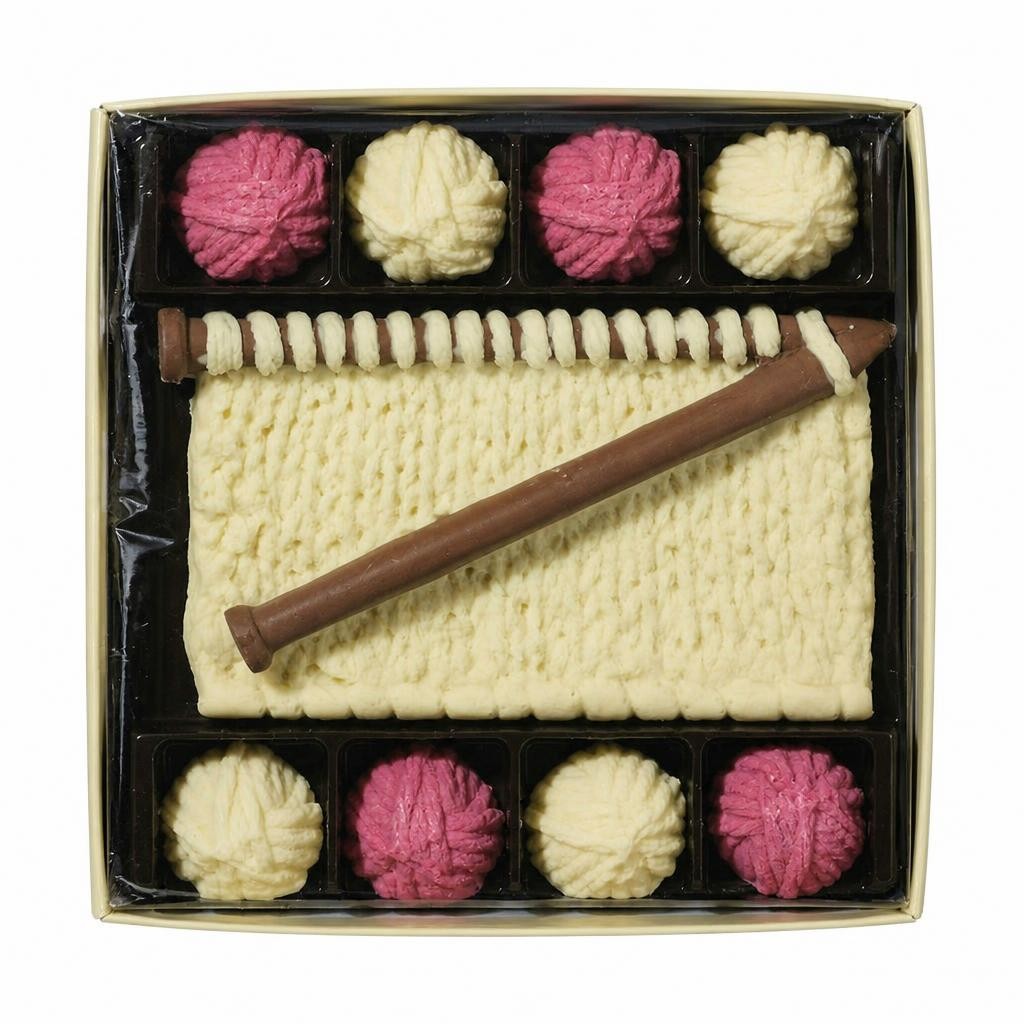 Chocolate Knitting Gift Set