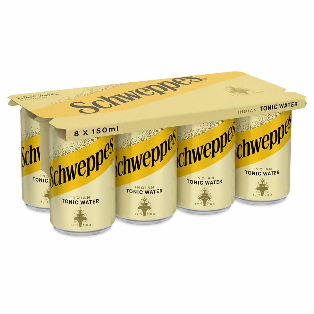 Schweppes Indian Tonic Water 8 x 150ml