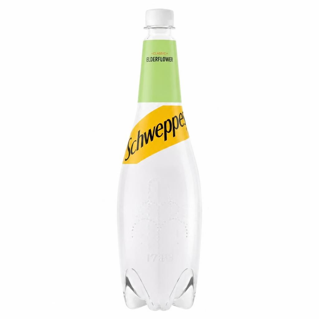 Schweppes Slimline Elderflower Tonic Water 1L