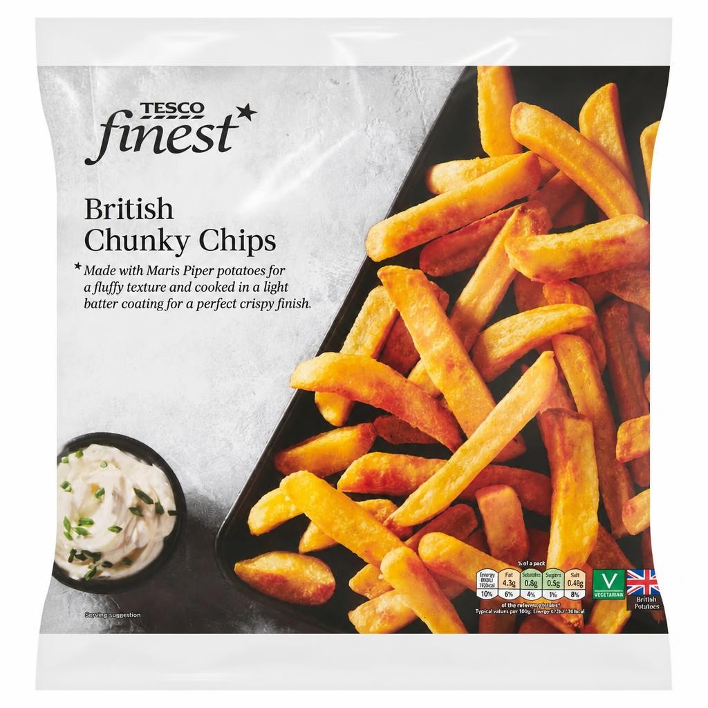 Tesco Finest British Chunky Chips 600g