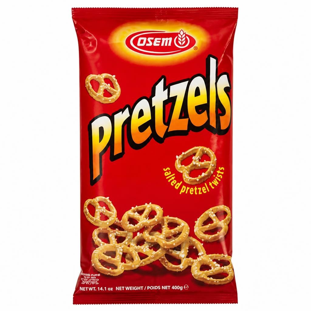 Osem Salted Pretzel Twists 400g