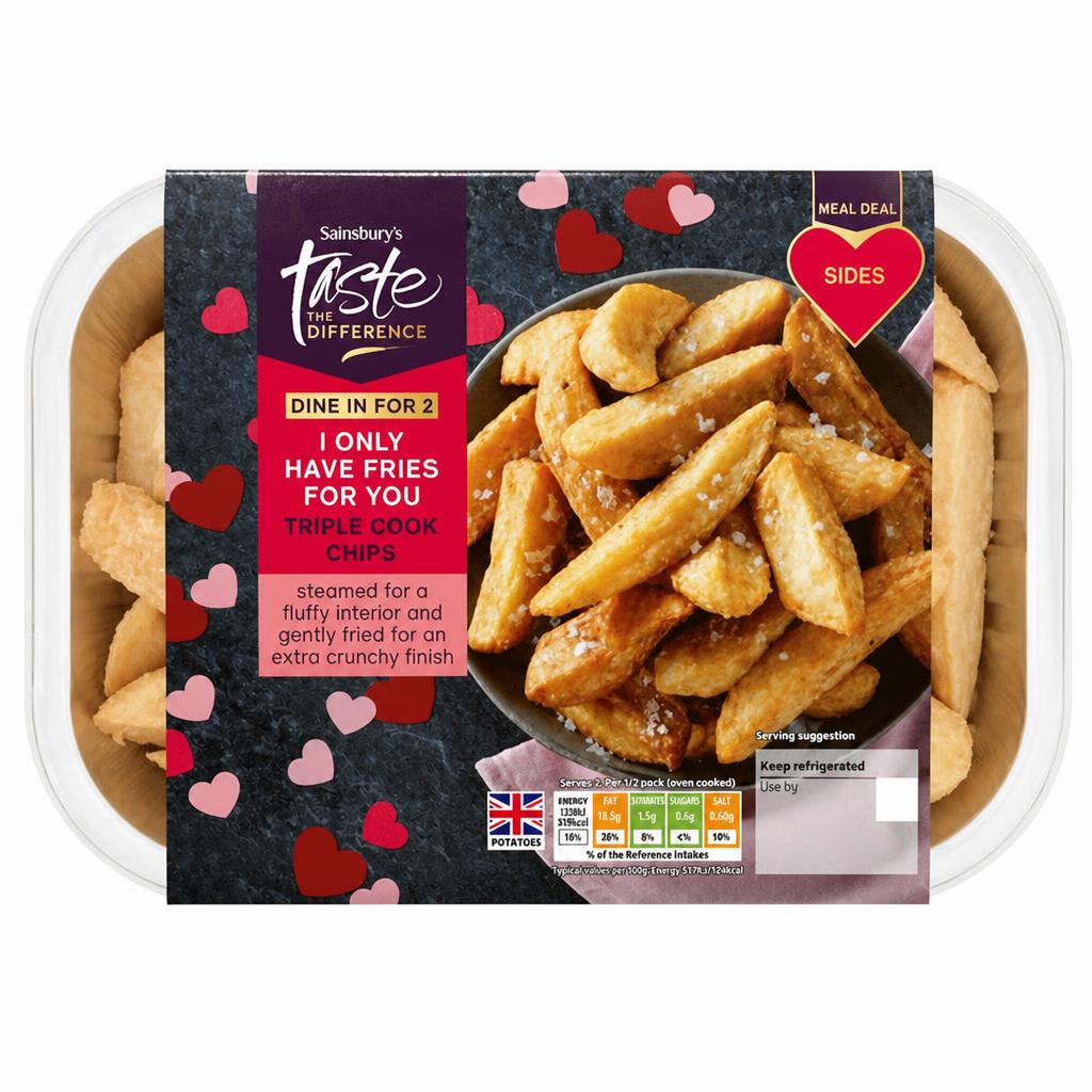Sainsbury's 400g Triple Cooked Chips, Taste the Difference