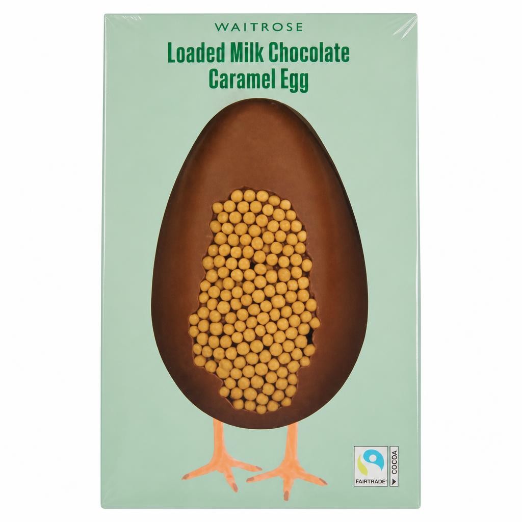 Waitrose Loaded Milk Chocolate Caramel Egg