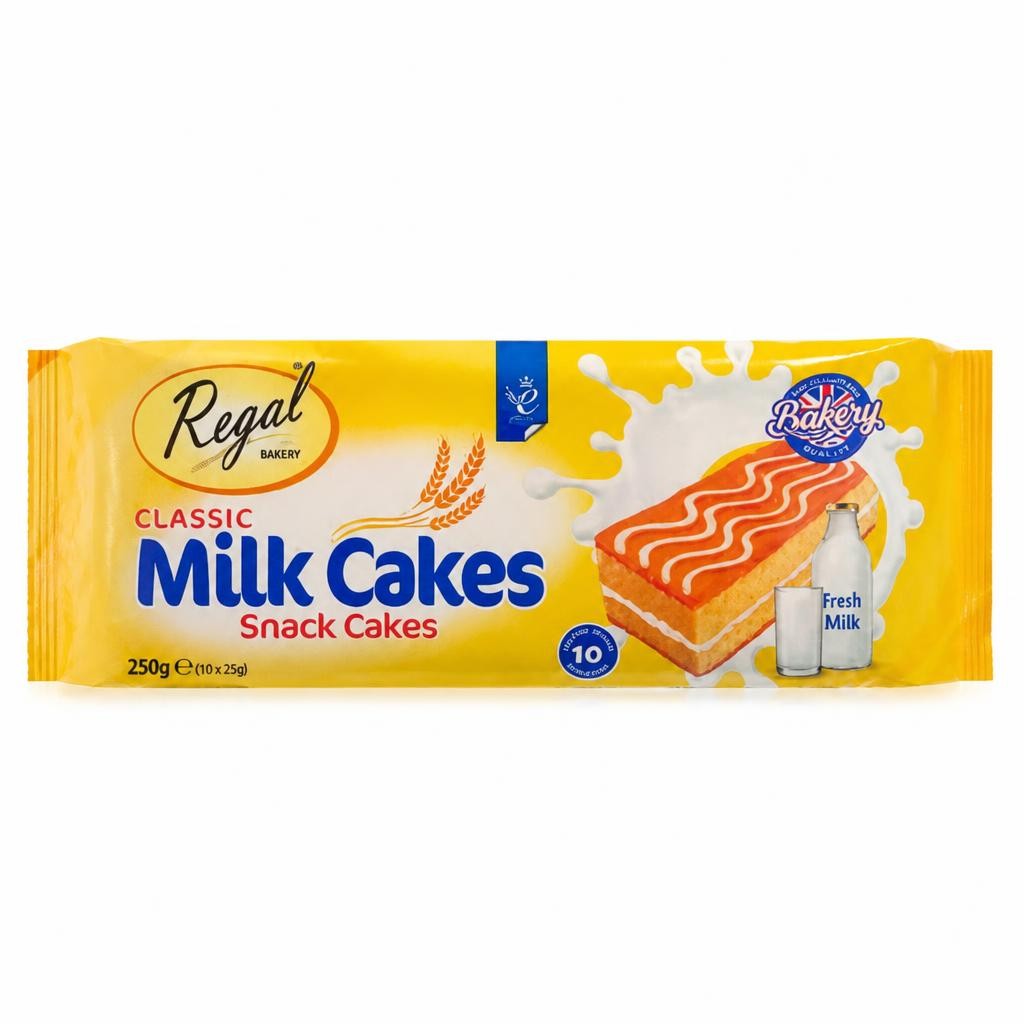 Regal Bakery Classic Milk Snack Cakes 10 x 25g (250g)