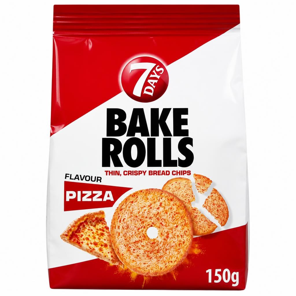 7 Days 7 Days Bake Rolls Pizza 150g