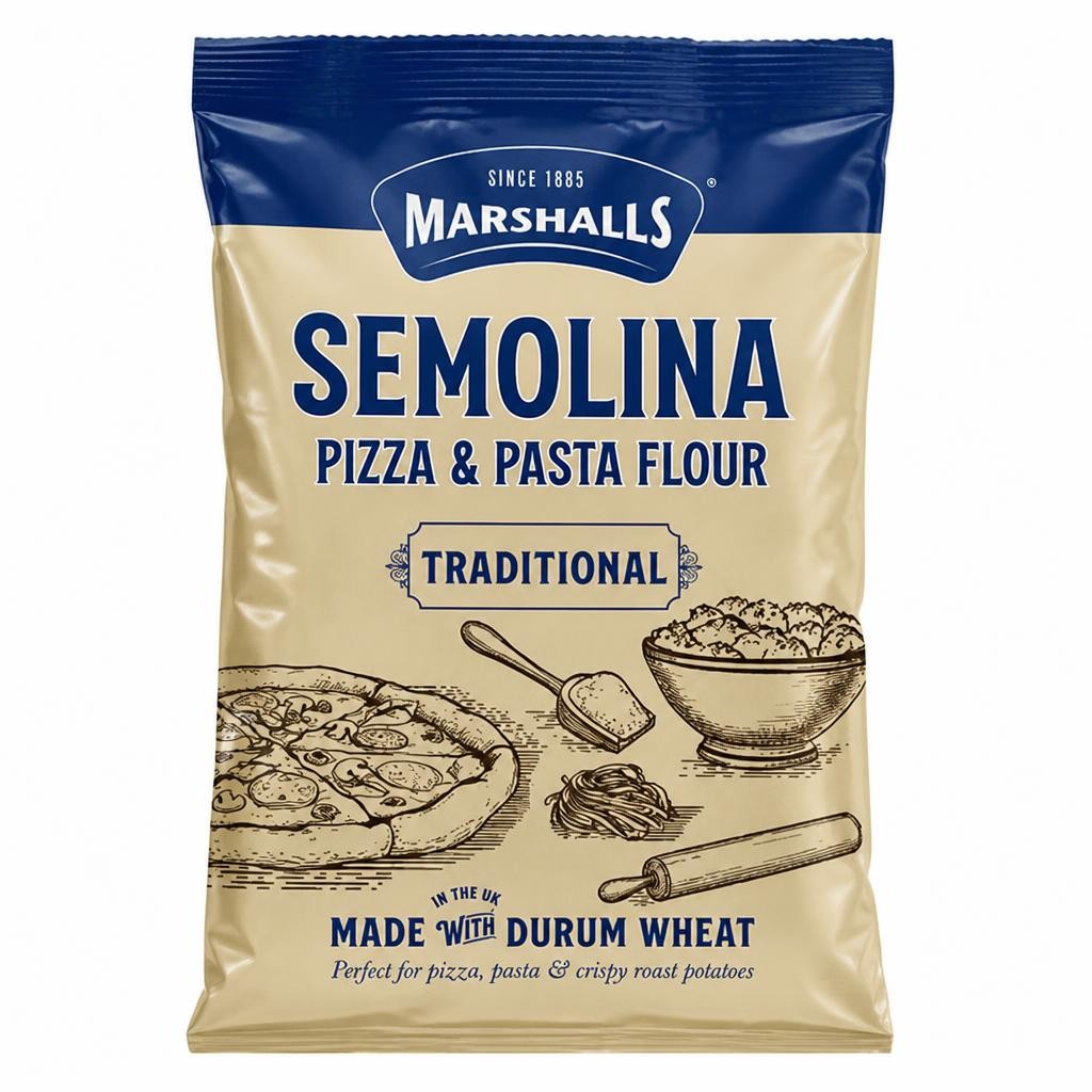 Marshalls Semolina Pizza & Pasta Flour Traditional