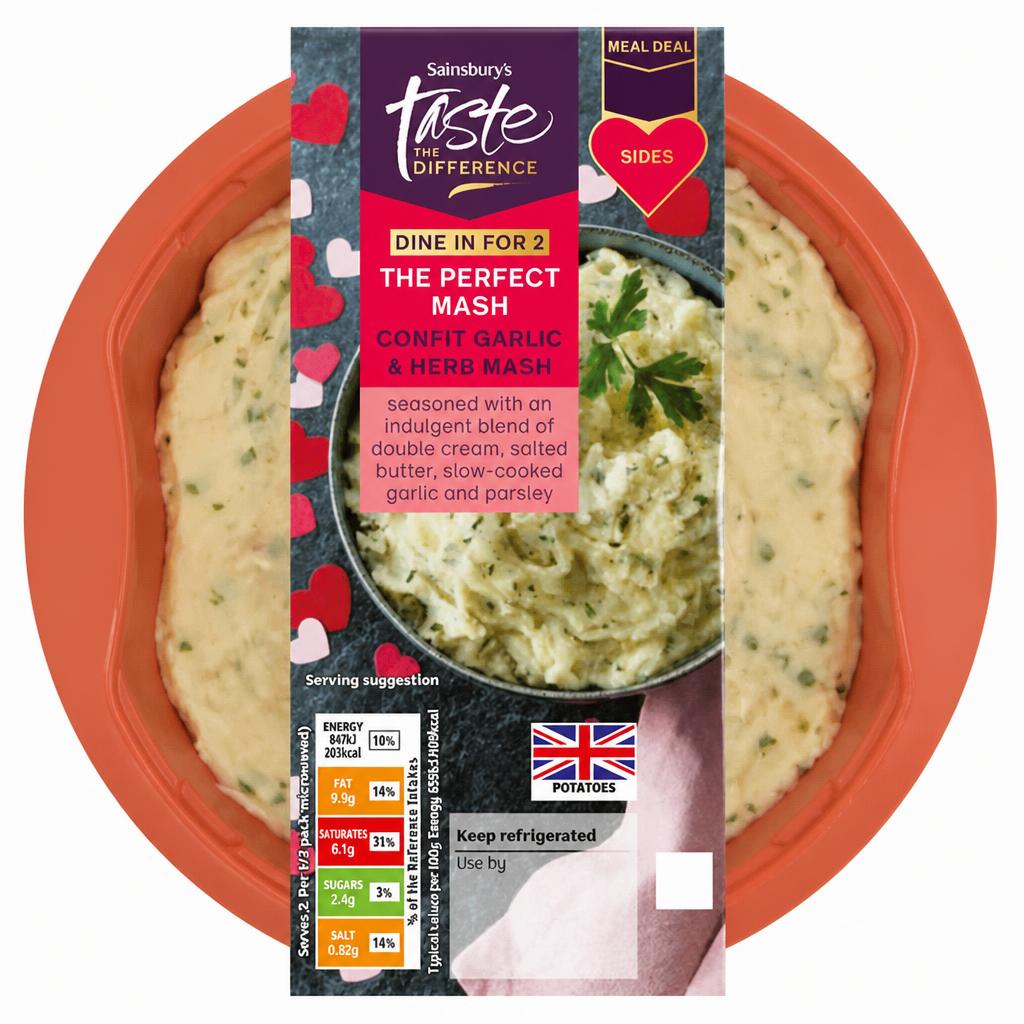 Sainsbury's 400g Confit Garlic & Herb Mash, Taste the Difference