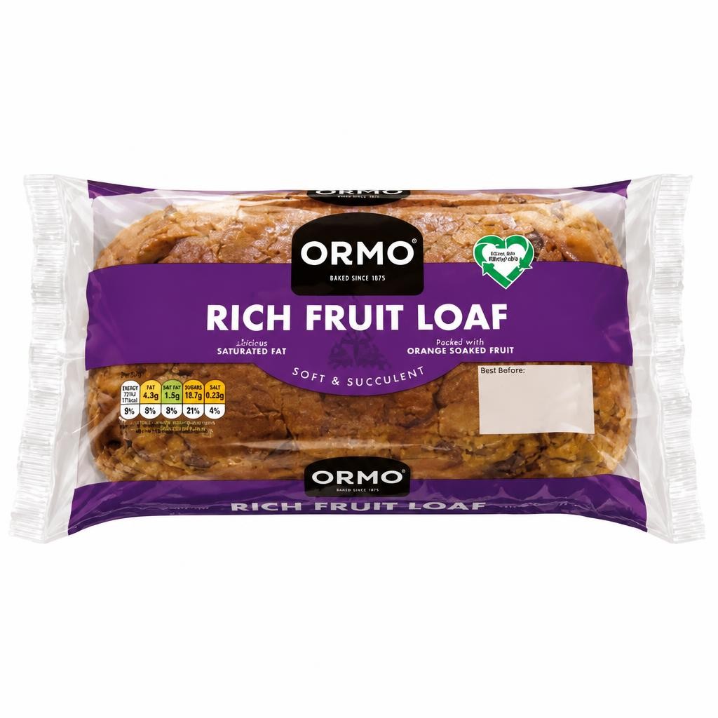 Ormo Rich Fruit Loaf 400g