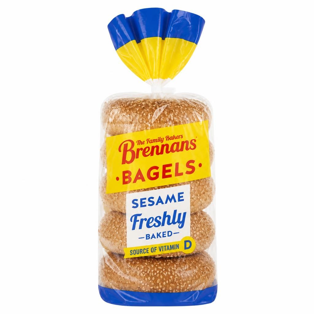 Brennans Sesame Freshly Baked Bagels 425g