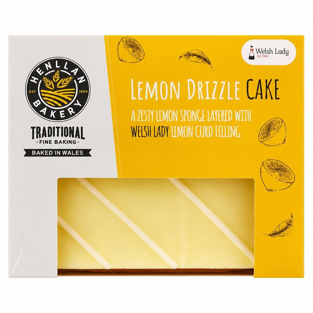 Henllan Bakery Lemon Drizzle Cake