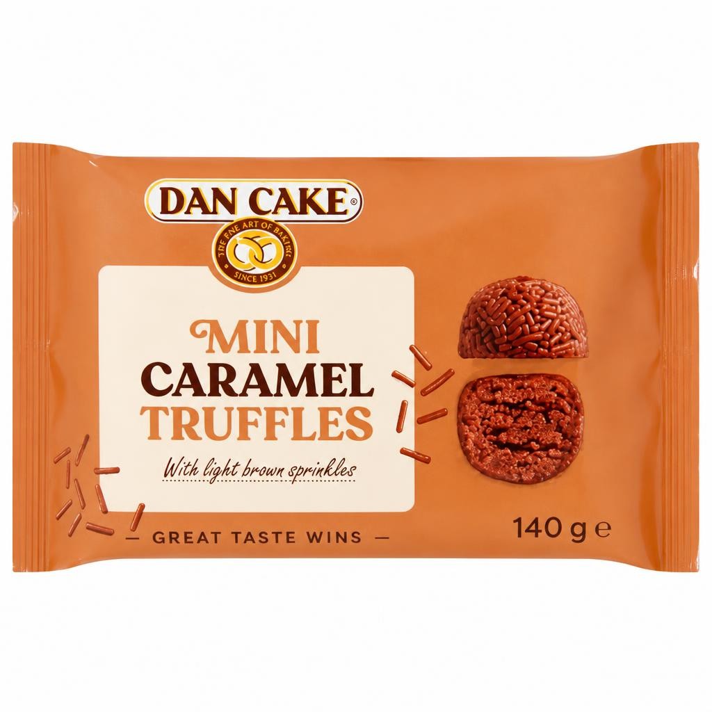 Dan Cake Mini Caramel Truffles 140g