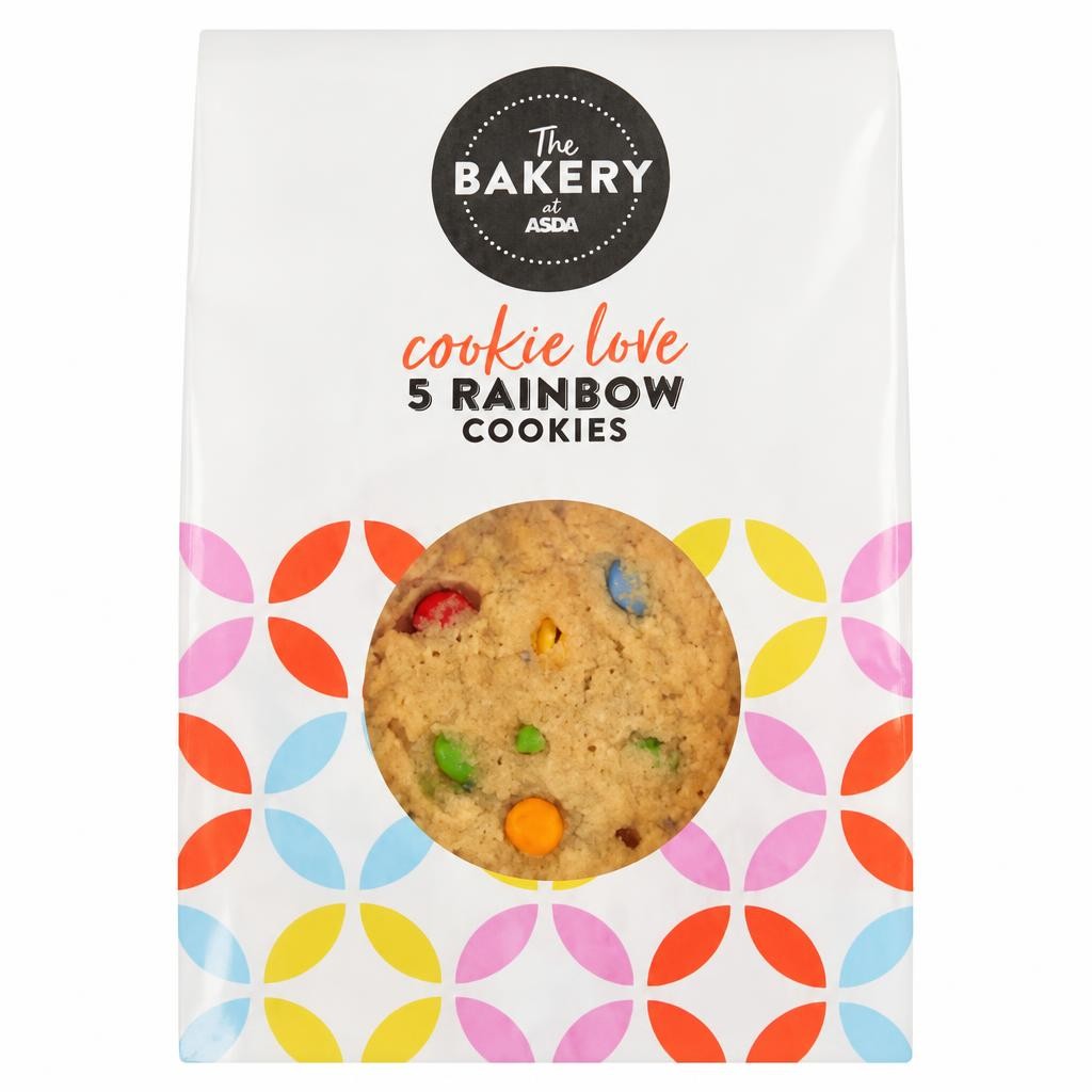 ASDA Rainbow Cookies 5pk