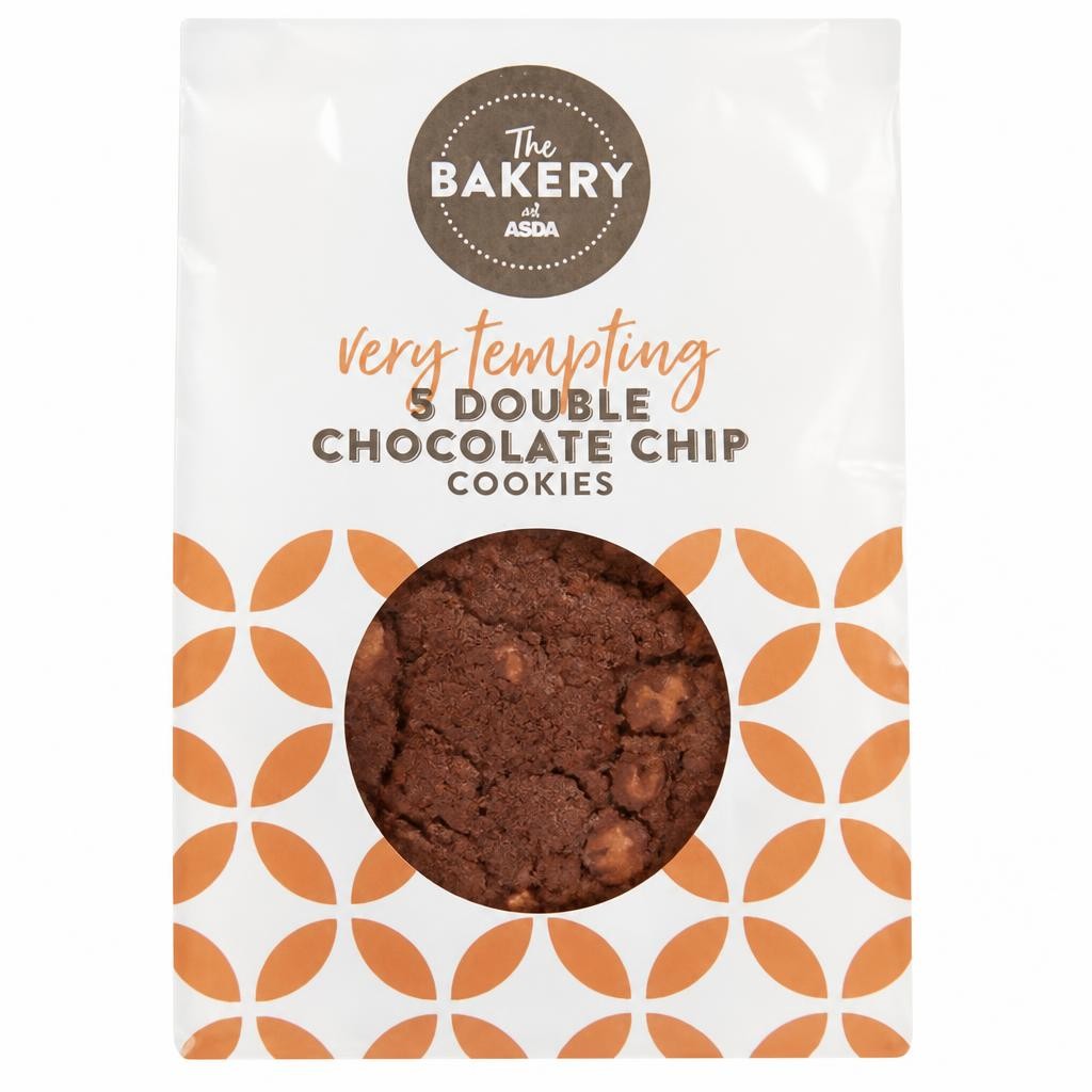 ASDA Double Chocolate Chip Cookies 5pk