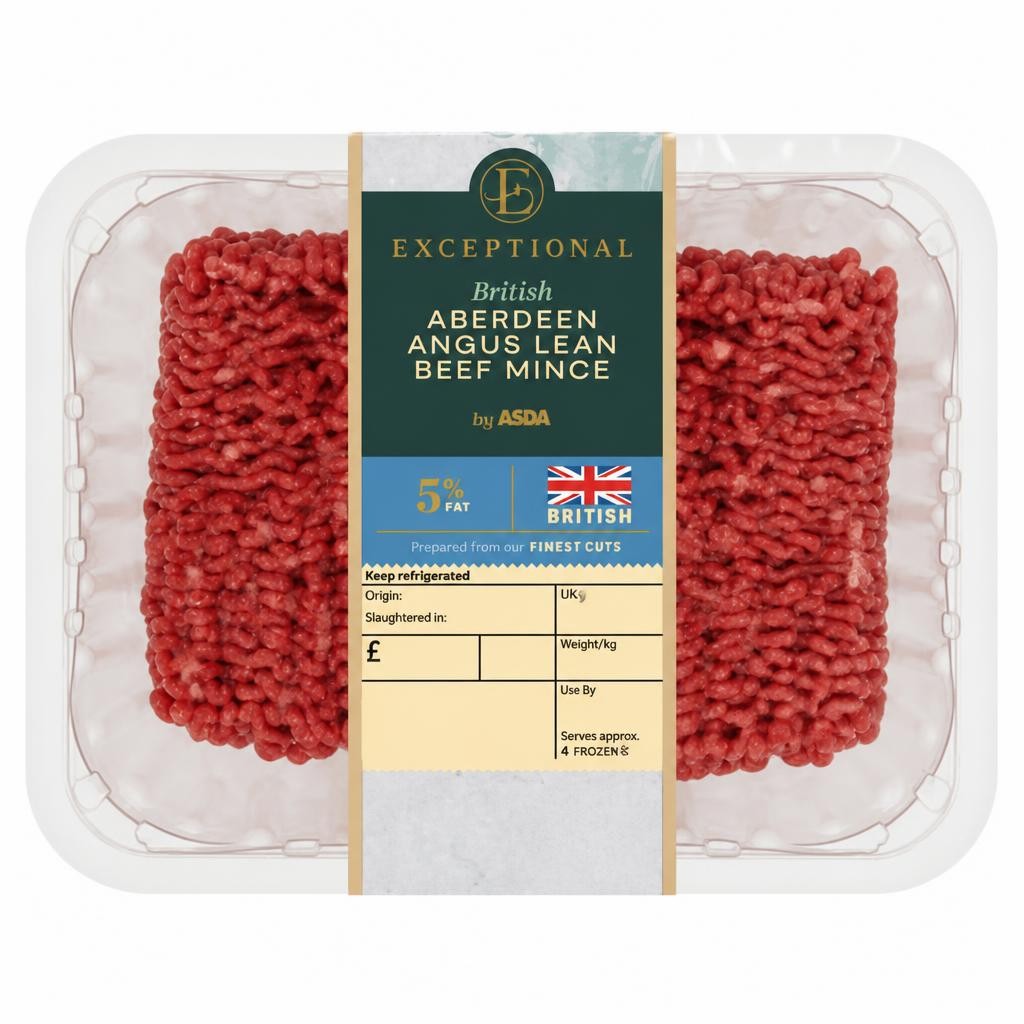 Exceptional by ASDA Exceptional by  British Aberdeen Angus Lean Beef Mince